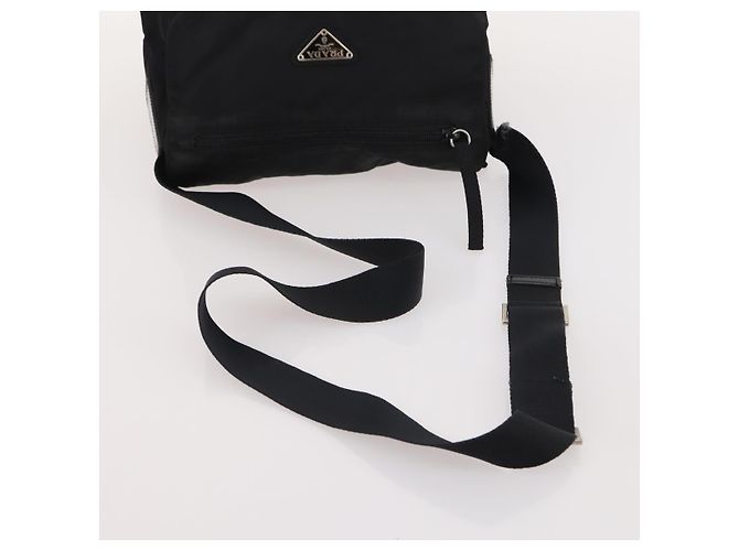 Borsa a tracolla PRADA Nylon 3 Set Black Beige Auth am11451 Nero - vista 21