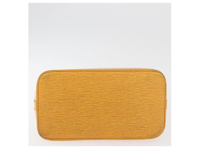 Borsa LOUIS VUITTON Epi Alma Gialla M52149 LV Auth BA12501 Giallo - vista 10