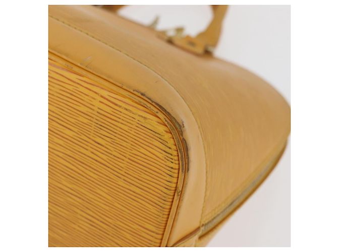 Borsa LOUIS VUITTON Epi Alma Gialla M52149 LV Auth BA12501 Giallo - vista 12