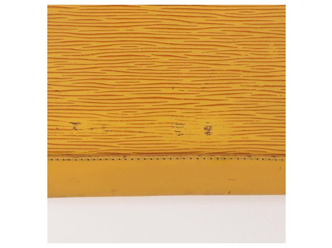Borsa LOUIS VUITTON Epi Alma Gialla M52149 LV Auth BA12501 Giallo - vista 3