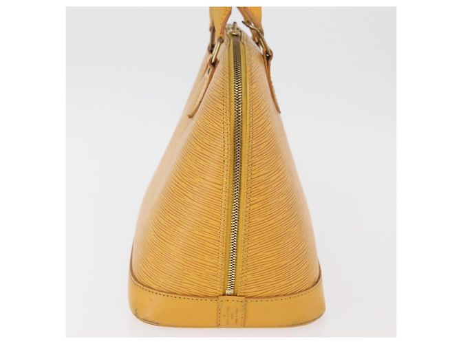 Borsa LOUIS VUITTON Epi Alma Gialla M52149 LV Auth BA12501 Giallo - vista 6