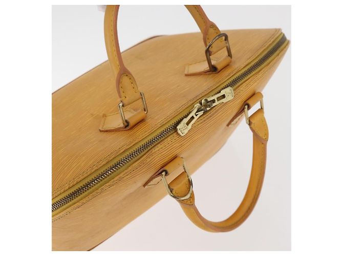 Borsa LOUIS VUITTON Epi Alma Gialla M52149 LV Auth BA12501 Giallo - vista 7
