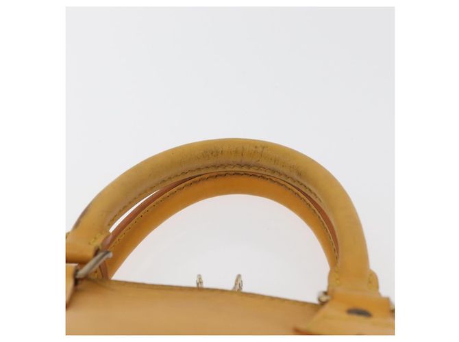 Borsa LOUIS VUITTON Epi Alma Gialla M52149 LV Auth BA12501 Giallo - vista 9
