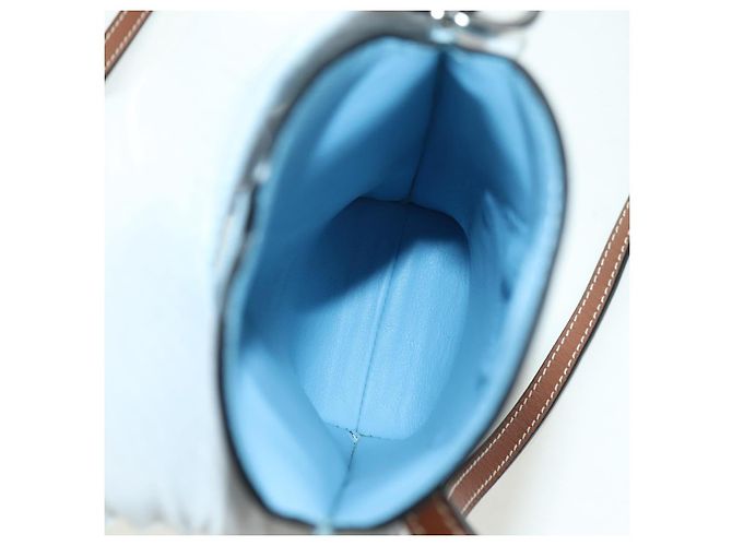 LOEWE �~ Ghibli My Neighbor Totoro Gate Pocket Leather Light Blue Auth 167291SM - Ansicht 22