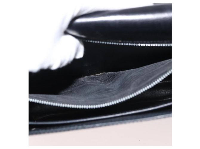 Borsa a tracolla GUCCI Horsebit Web Sherry Line Pelle Nera Oro Auth 179764 Nero D'oro - vista 22