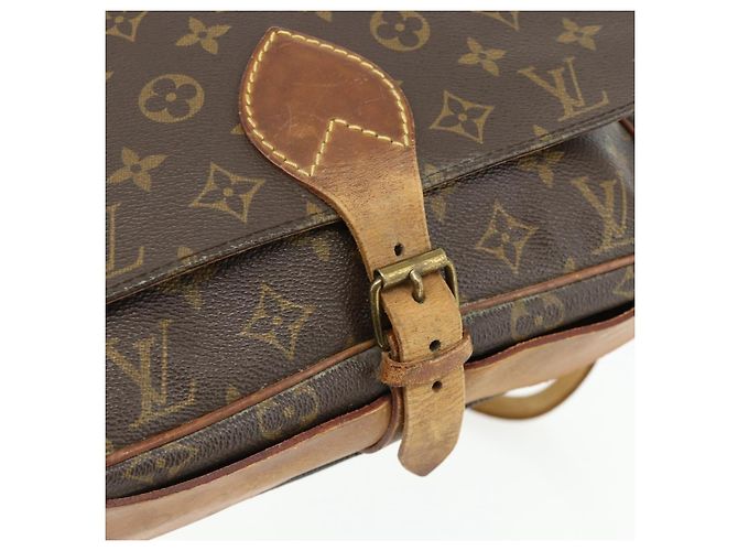 LOUIS VUITTON Borsa a tracolla Monogram Cartouchiere GM M51252 LV Auth 178198 Monogramma - vista 14