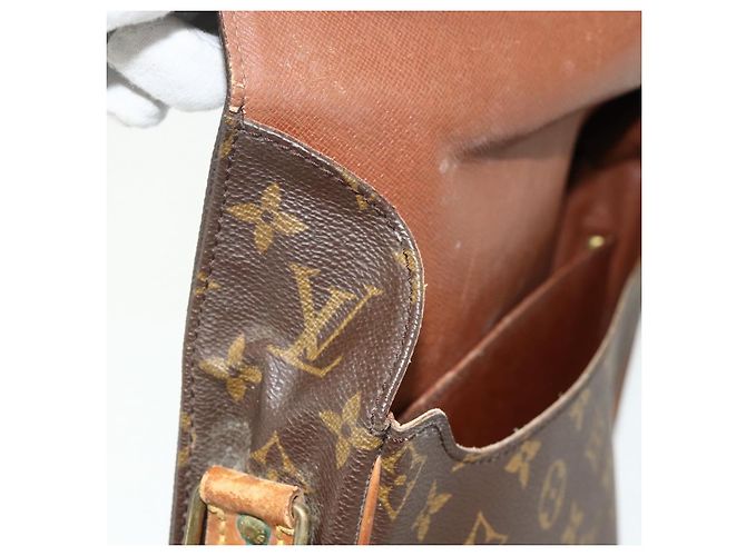 LOUIS VUITTON Borsa a tracolla Monogram Cartouchiere GM M51252 LV Auth 178198 Monogramma - vista 16