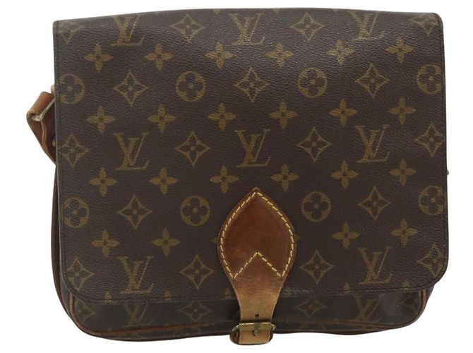 LOUIS VUITTON Borsa a tracolla Monogram Cartouchiere GM M51252 LV Auth 178198 Monogramma - vista 2
