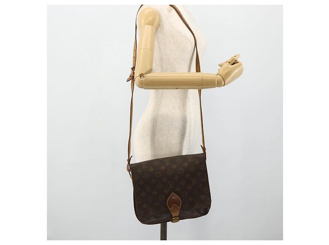 LOUIS VUITTON Borsa a tracolla Monogram Cartouchiere GM M51252 LV Auth 178198 Monogramma - vista 24