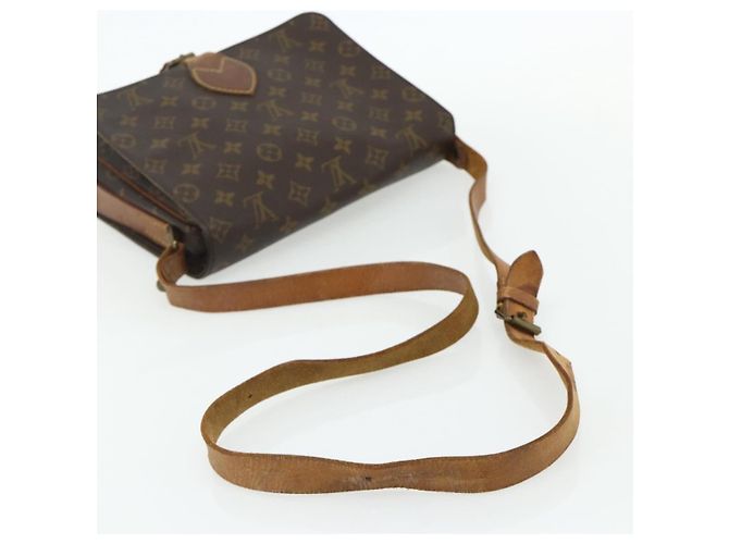 LOUIS VUITTON Borsa a tracolla Monogram Cartouchiere GM M51252 LV Auth 178198 Monogramma - vista 7