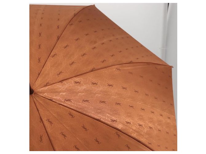 Ombrello SAINT LAURENT Nylon Orange Auth 175080M Arancione - vista 4