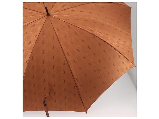 Ombrello SAINT LAURENT Nylon Orange Auth 175080M Arancione - vista 6