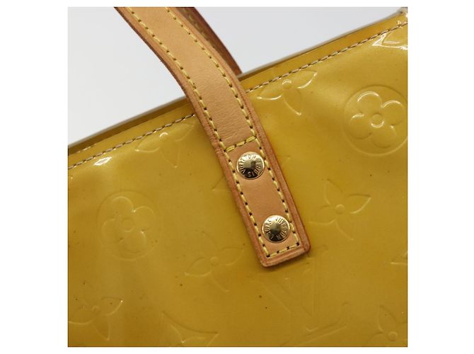 LOUIS VUITTON Borsa Monogram Vernis Reade PM Beige M91144 LV Auth ep14512 - vista 15