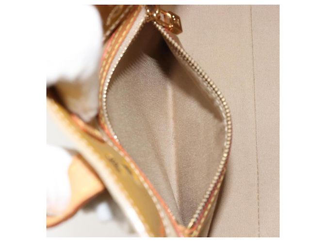 LOUIS VUITTON Borsa Monogram Vernis Reade PM Beige M91144 LV Auth ep14512 - vista 21