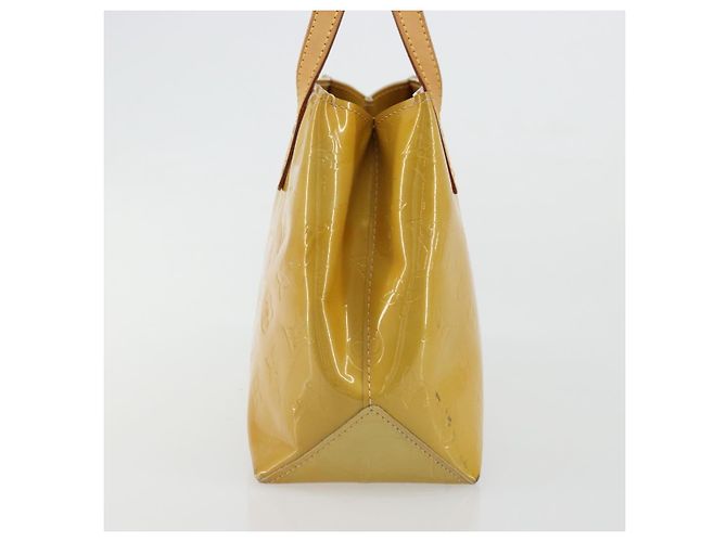 LOUIS VUITTON Borsa Monogram Vernis Reade PM Beige M91144 LV Auth ep14512 - vista 4