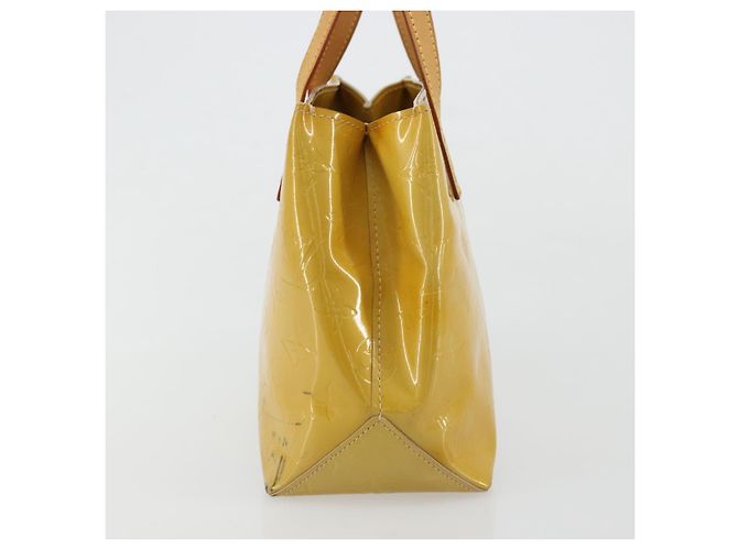 LOUIS VUITTON Borsa Monogram Vernis Reade PM Beige M91144 LV Auth ep14512 - vista 5