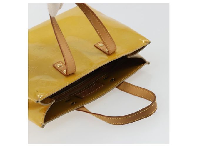 LOUIS VUITTON Borsa Monogram Vernis Reade PM Beige M91144 LV Auth ep14512 - vista 6