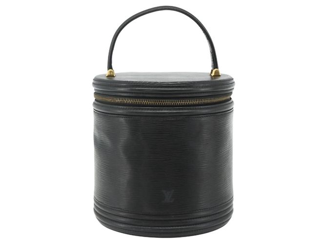 Borsa LOUIS VUITTON Epi Cannes Nera M48032 LV Auth 178721 Nero - vista 2