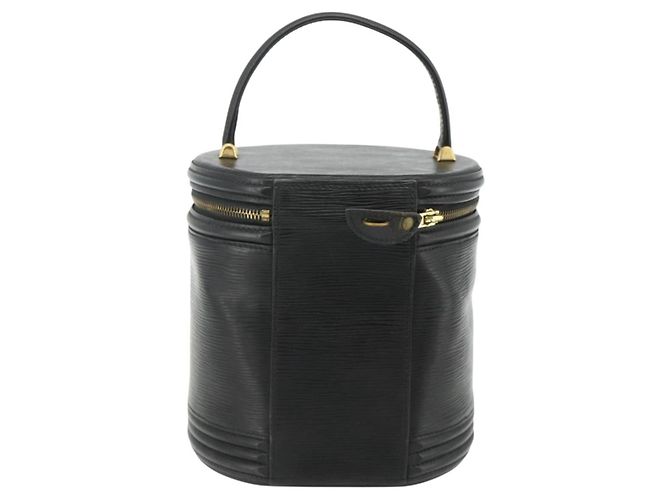 Borsa LOUIS VUITTON Epi Cannes Nera M48032 LV Auth 178721 Nero - vista 3