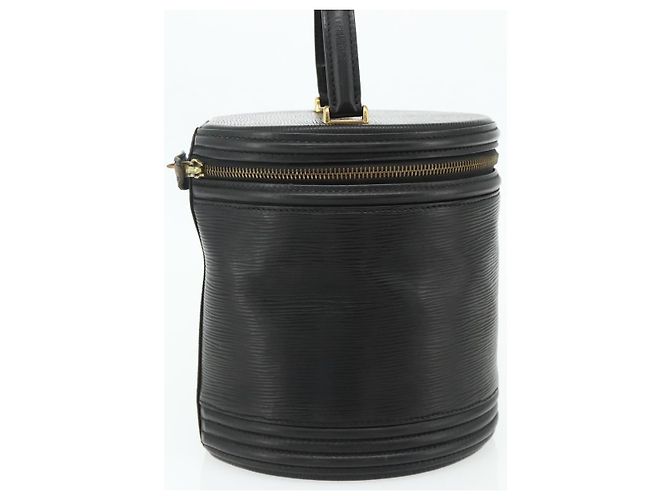 Borsa LOUIS VUITTON Epi Cannes Nera M48032 LV Auth 178721 Nero - vista 4