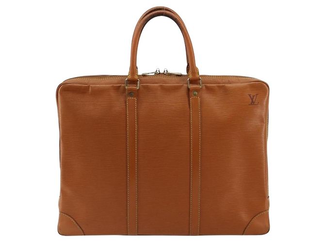 LOUIS VUITTON Epi Porte Documents Voyage Bag Zipangu Gold M54478 LV Auth ka4278 - vista 2