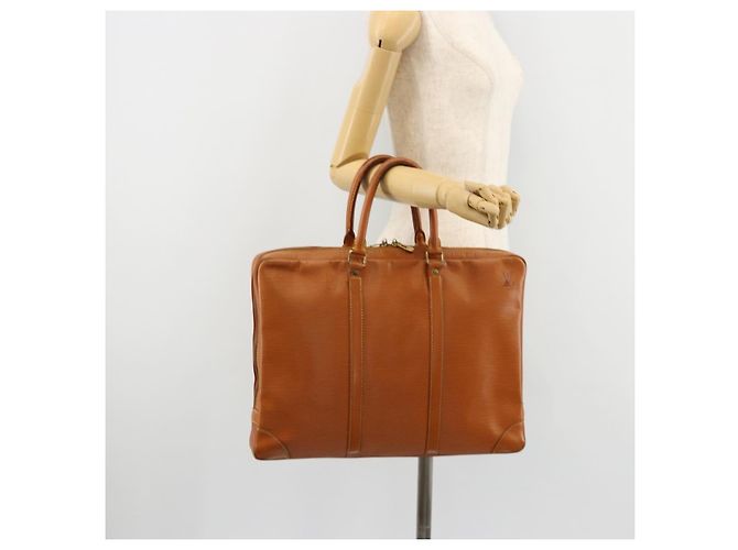LOUIS VUITTON Epi Porte Documents Voyage Bag Zipangu Gold M54478 LV Auth ka4278 - vista 23