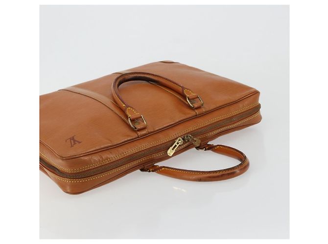 LOUIS VUITTON Epi Porte Documents Voyage Bag Zipangu Gold M54478 LV Auth ka4278 - vista 6