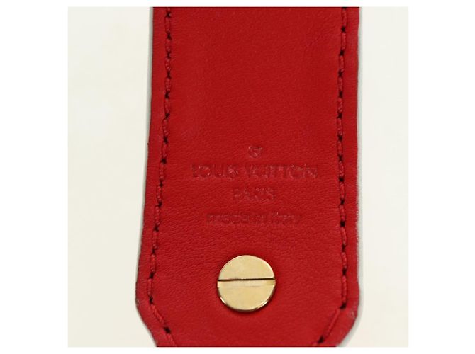 LOUIS VUITTON Tracolla Monogram 41.7"" Rouge J02287 LV Auth 178051V Rosso Monogramma - vista 14