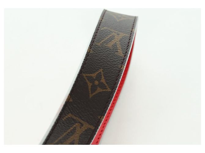 LOUIS VUITTON Tracolla Monogram 41.7"" Rouge J02287 LV Auth 178051V Rosso Monogramma - vista 5