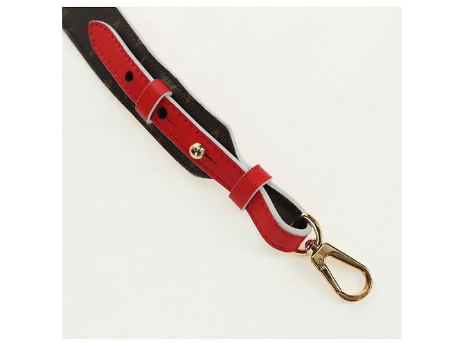 LOUIS VUITTON Tracolla Monogram 41.7"" Rouge J02287 LV Auth 178051V Rosso Monogramma - vista 7