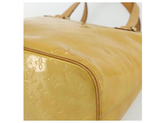 LOUIS VUITTON Borsa Monogram Vernis Houston Beige M91004 LV Auth ep14601 - vista 10