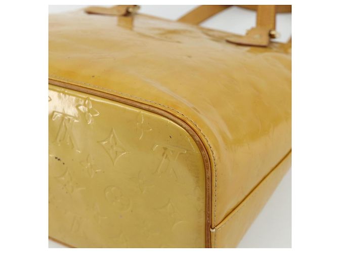 LOUIS VUITTON Borsa Monogram Vernis Houston Beige M91004 LV Auth ep14601 - vista 12