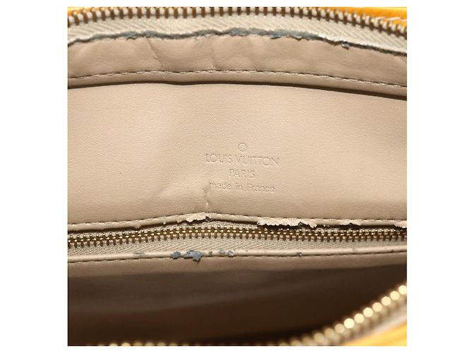 LOUIS VUITTON Borsa Monogram Vernis Houston Beige M91004 LV Auth ep14601 - vista 15