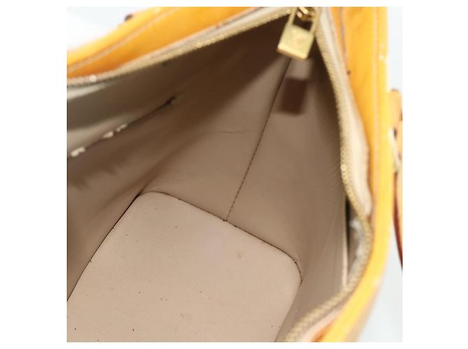 LOUIS VUITTON Borsa Monogram Vernis Houston Beige M91004 LV Auth ep14601 - vista 17