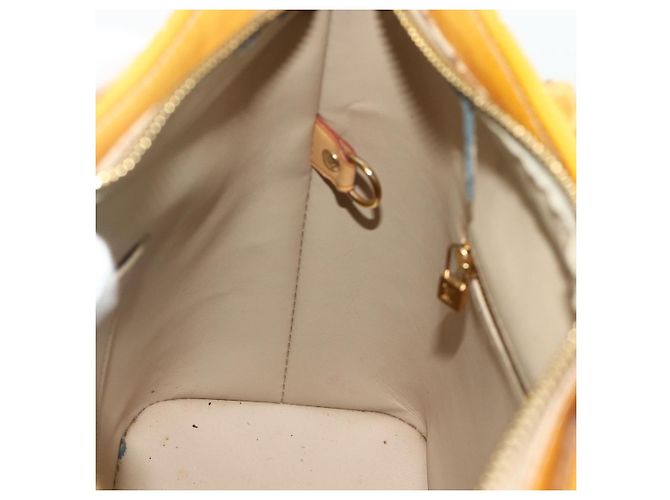LOUIS VUITTON Borsa Monogram Vernis Houston Beige M91004 LV Auth ep14601 - vista 18