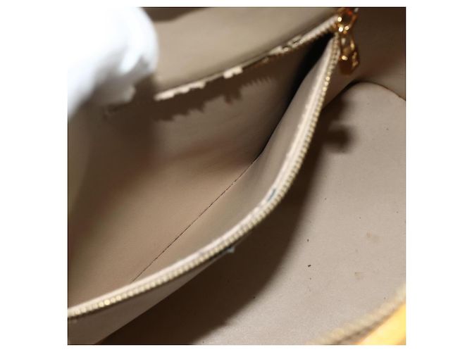 LOUIS VUITTON Borsa Monogram Vernis Houston Beige M91004 LV Auth ep14601 - vista 20