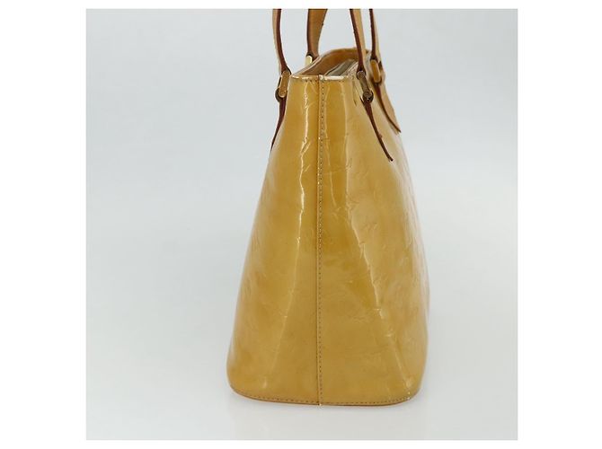 LOUIS VUITTON Borsa Monogram Vernis Houston Beige M91004 LV Auth ep14601 - vista 4