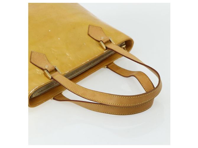 LOUIS VUITTON Borsa Monogram Vernis Houston Beige M91004 LV Auth ep14601 - vista 7