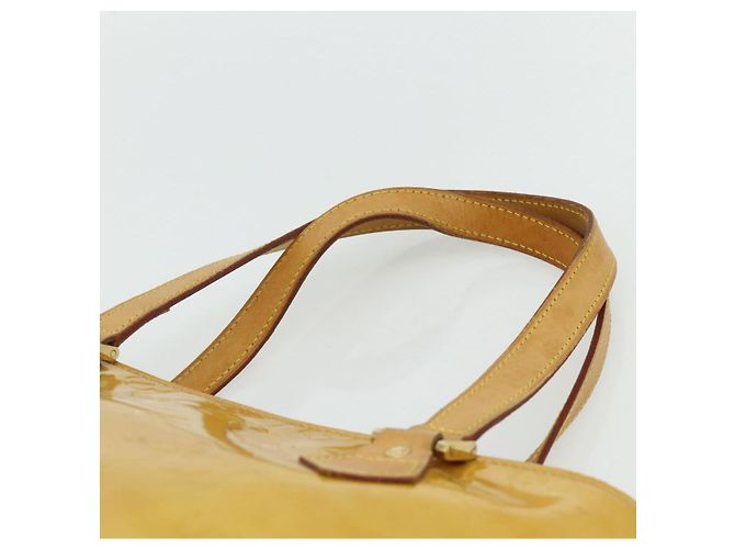 LOUIS VUITTON Borsa Monogram Vernis Houston Beige M91004 LV Auth ep14601 - vista 8