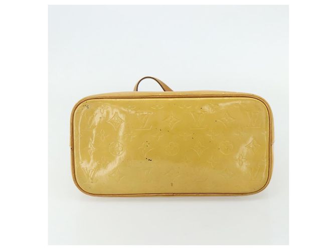 LOUIS VUITTON Borsa Monogram Vernis Houston Beige M91004 LV Auth ep14601 - vista 9