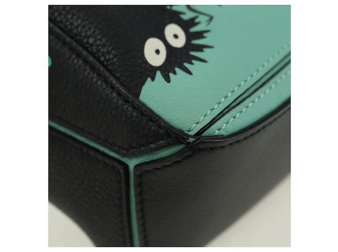 LOEWE × Ghibli Spirited Away Soot Sprites Puzzle Mini 2way Green Auth 167313SM D'oro - vista 14