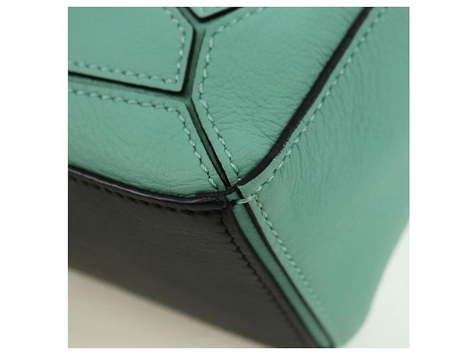 LOEWE × Ghibli Spirited Away Soot Sprites Puzzle Mini 2way Green Auth 167313SM D'oro - vista 15
