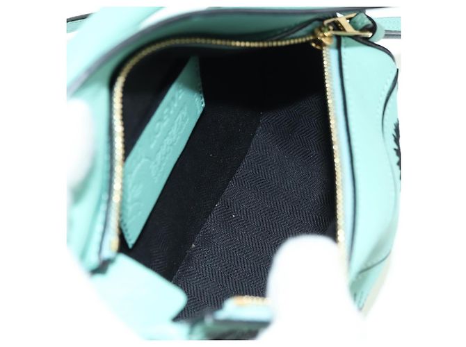 LOEWE × Ghibli Spirited Away Soot Sprites Puzzle Mini 2way Green Auth 167313SM D'oro - vista 23
