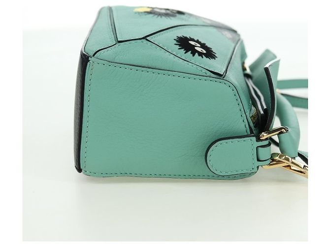 LOEWE × Ghibli Spirited Away Soot Sprites Puzzle Mini 2way Green Auth 167313SM D'oro - vista 5