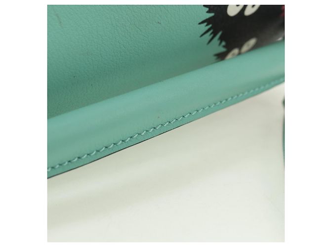 LOEWE × Ghibli Spirited Away Soot Sprites Puzzle Mini 2way Green Auth 167313SM D'oro - vista 8