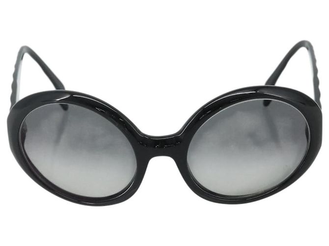CHANEL Sonnenbrille Kunststoff 2 Set Black CC Auth am11573 Schwarz - Ansicht 2