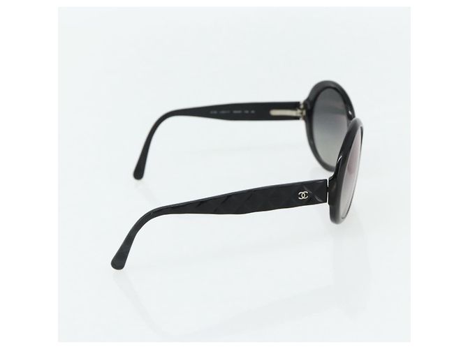 CHANEL Sonnenbrille Kunststoff 2 Set Black CC Auth am11573 Schwarz - Ansicht 4