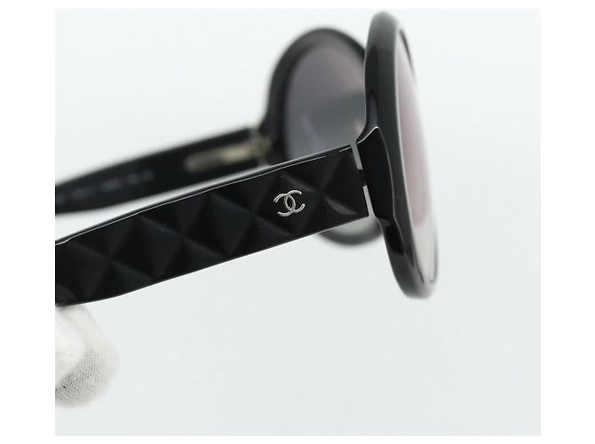 CHANEL Sonnenbrille Kunststoff 2 Set Black CC Auth am11573 Schwarz - Ansicht 5