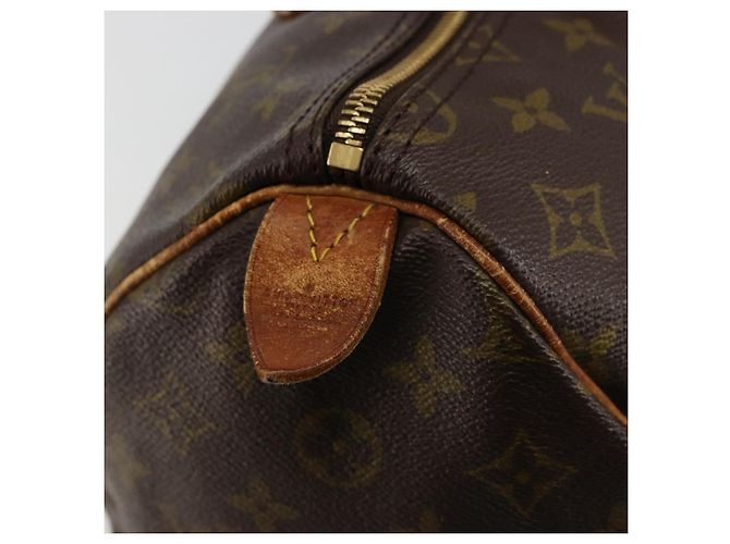 LOUIS VUITTON Borsa Monogram Speedy 35 M41524 LV Auth 177252 Monogramma - vista 16