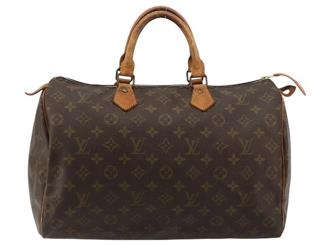 LOUIS VUITTON Borsa Monogram Speedy 35 M41524 LV Auth 177252 Monogramma - vista 2